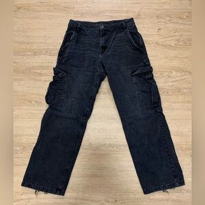 NOBO Dark Charcoal Cargo Pants